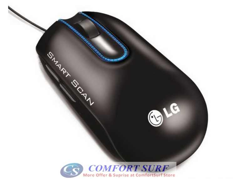 Original LG LSM Mouse Scanner All-in-One Scan Any Document up to A3 / Swipe & Scan / USB 2.0